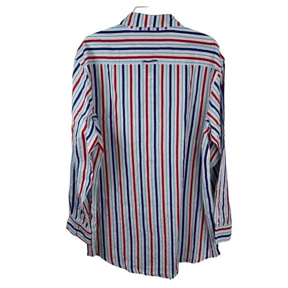 Addison Bay NEW Naples Striped Shirt Dress Cover Up Mini Button Up Multicolor XS - Picture 5 of 9